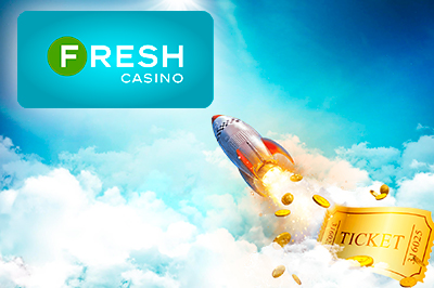 Еженедельная лотерея Lucky Ticket в казино Fresh с призовым фондом $1200